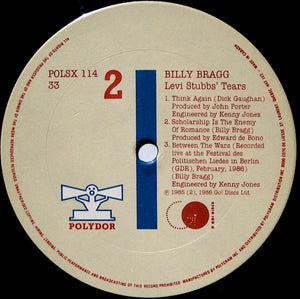 Billy Bragg - Levi Stubbs' Tears - 1986