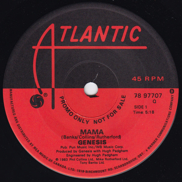 Genesis - Mama - 1983