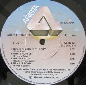 Outlaws - Ghost Riders Vinyl Record