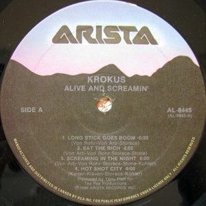 Krokus - Alive And Screamin' - 1986