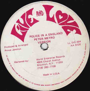 Leroy Smart - Crazy For Me / Police In A England