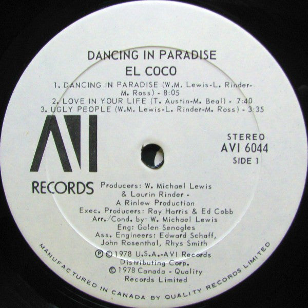 El Coco - Dancing In Paradise