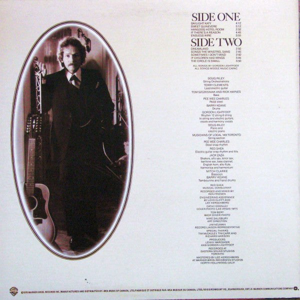 Gordon Lightfoot - Endless Wire - 1978