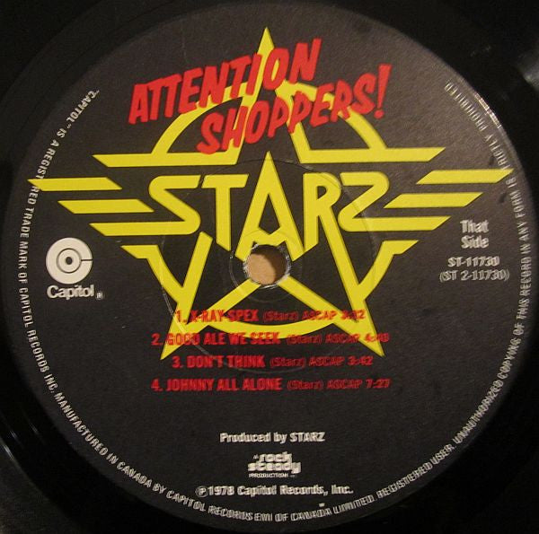 Starz (2) - Attention Shoppers!