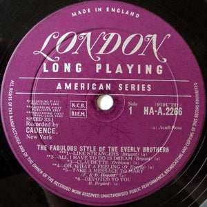 Everly Brothers - The Fabulous Style Of The Everly Brothers