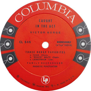 Victor Borge - Caught In The Act Vinyl Record