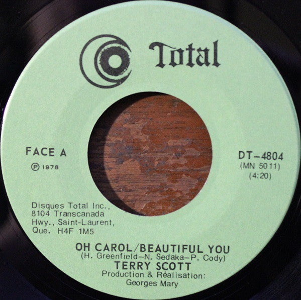 Terry Scott - Oh Carol / Beautiful You