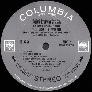 John Barry - The Lion In Winter (Original Sound Track Recording)