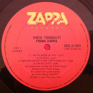 Frank Zappa - Sheik Yerbouti - 1979