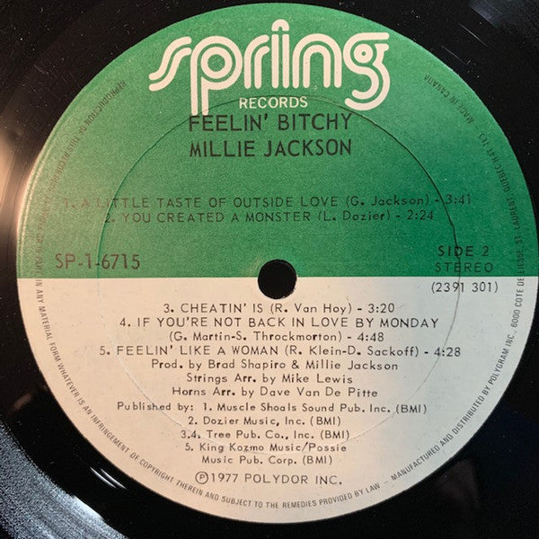 Millie Jackson - Feelin' Bitchy - 1977