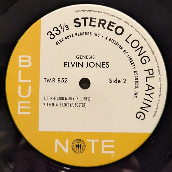 Elvin Jones - Genesis Vinyl Record