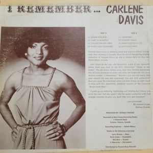 Carlene Davis - I Remember