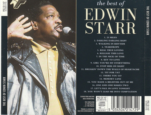 Edwin Starr - The Best Of Edwin Starr (CD) - 1998