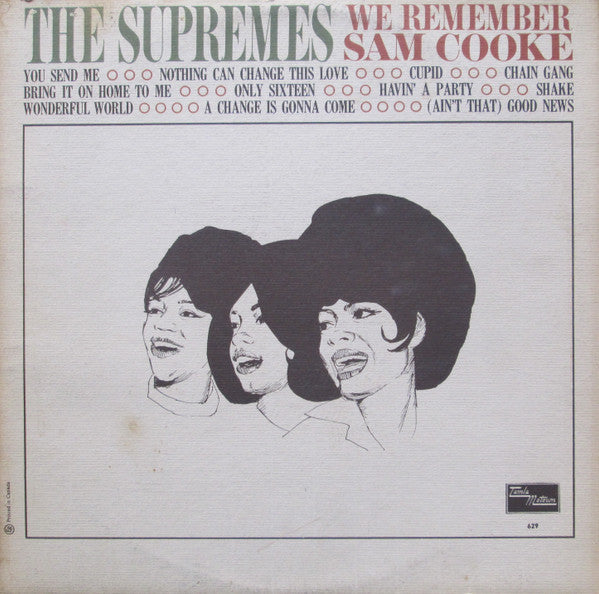 Supremes, The - We Remember Sam Cooke - 1967