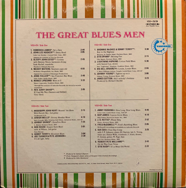 Various - The Great Blues Men -