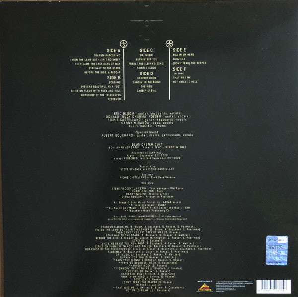 Blue Öyster Cult - 50th Anniversary - Live In NYC - First Night