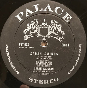 Sarah Vaughan - Sarah Swings