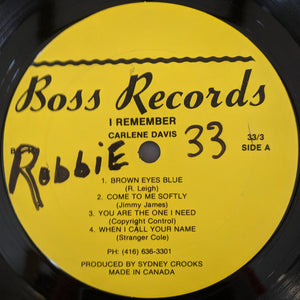Carlene Davis - I Remember