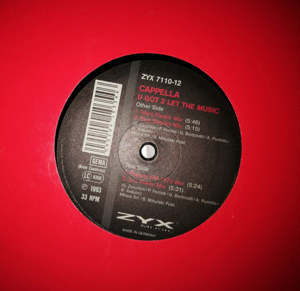 Cappella - U Got 2 Let The Music