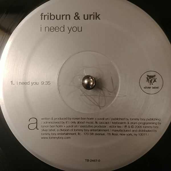 Friburn & Urik - I Need You