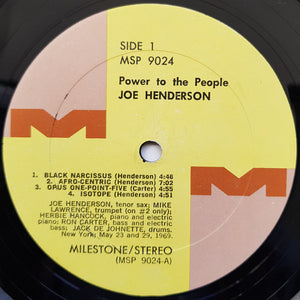 Joe Henderson - Power To The People - 1969