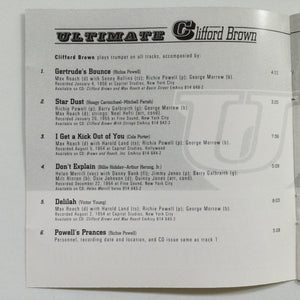Clifford Brown - Ultimate Clifford Brown (CD) -