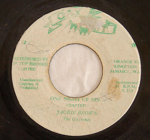 Jackie Brown - One Night Of Sin