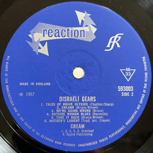 Cream - Disraeli Gears 1967 - Quarantunes