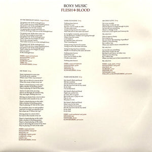 Roxy Music - Flesh + Blood - 2022