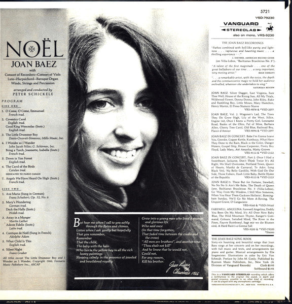 Joan Baez - Noël - 1970