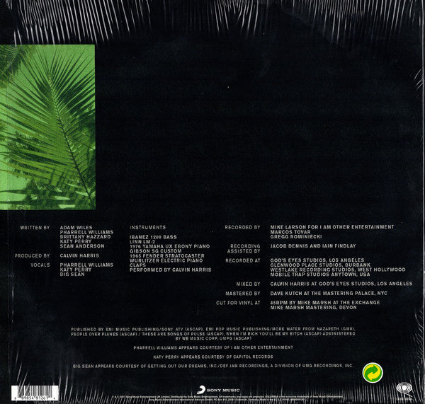 Calvin Harris Ft. Pharrell Williams, Katy Perry & Big Sean - Feels - 2017