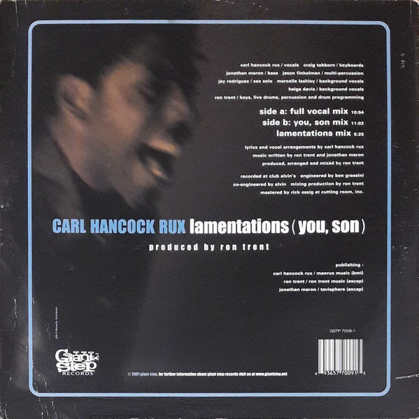 Carl Hancock Rux - Lamentations (You, Son) - 2001