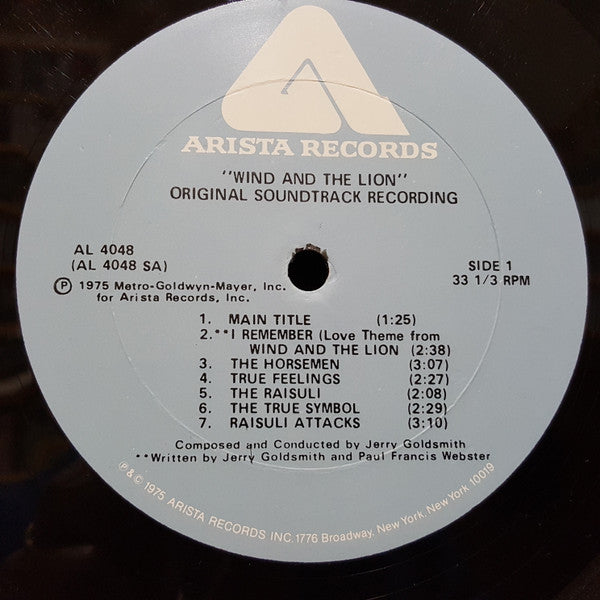 Jerry Goldsmith - The Wind And The Lion (Original Motion Picture Soundtrack)