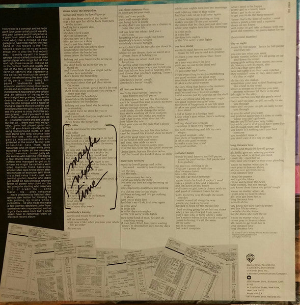 Little Feat - The Last Record Album - 1978