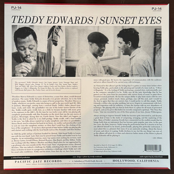 Teddy Edwards - Sunset Eyes