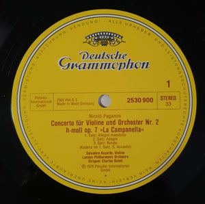 Nicolò Paganini - Concerto Per Violino N. 2 »La Campanella« · La Primavera · Non Più Mesta Vinyl Record