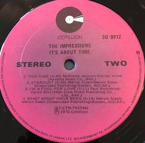The Impressions - It's About Time