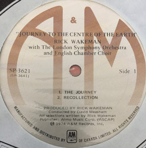 Rick Wakeman With London Symphony Orchestra And English Chamber Choir, The - Journey To The Centre OF The Earth - 1974