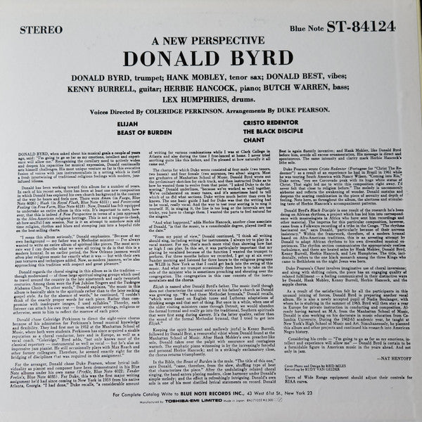 Donald Byrd - A New Perspective
