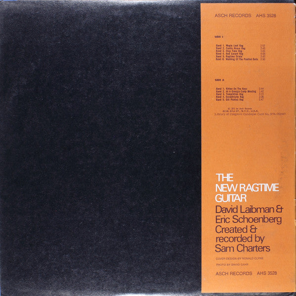 David Laibman & Eric Schoenberg - The New Ragtime Guitar - 1971