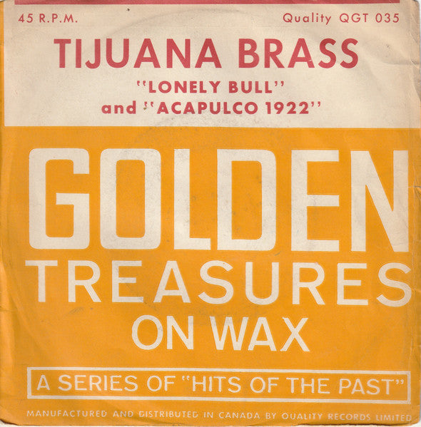 Herb Alpert & The Tijuana Brass - The Lonely Bull / Acapulco 1922 -