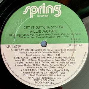 Millie Jackson - Get It Out'cha System - 1978