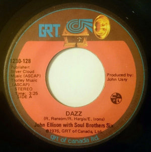 John Ellison With Soul Brothers Six / Soul Brothers Six - Dazz / Can You Feel The Vibrations - 1976
