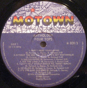 Four Tops - Anthology - 1974