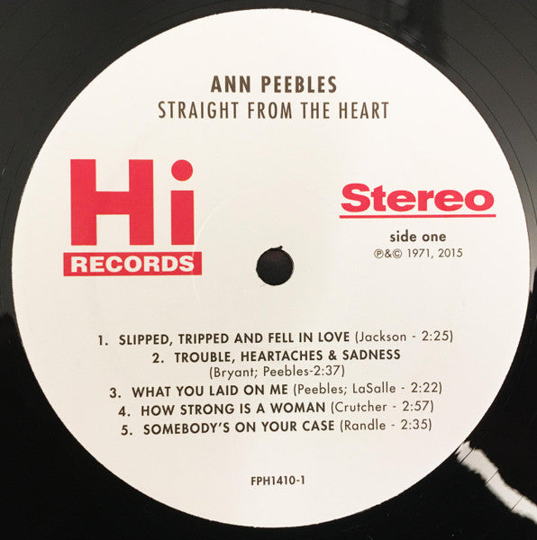 Ann Peebles - Straight From The Heart