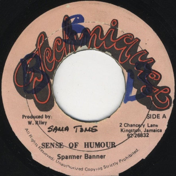 Spanner Banner - Sense Of Humour -