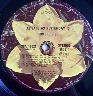 Humble Pie - As Safe As Yesterday Is - 1973