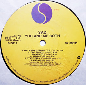 Yazoo - You And Me Both - 1983