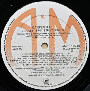 Carpenters - The Singles 1974-1978 - 1978