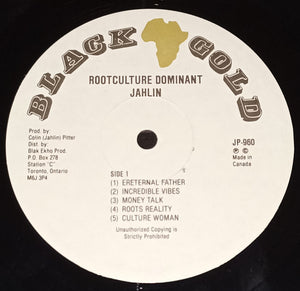 Jahlin - Root Culture Dominant - 1990